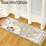 World Map Carpets Rug Bedroom Kids Baby Play Crawling Mat Memory Foam Area Rugs Carpet, 40x60cm, 40x120cm, 60x90cm, 60x180cm