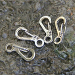 10 PCS Fivela de Primavera Mini Simples Versão SF para Pendurar Chaveiros, Adequada para Corda de Guarda-chuva até 5mm