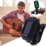 Capotraste para Guitarra Little Angel WST-2058B Afinador Eletrónico, 5×3.7×2.7cm