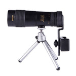 LUXUN Telescópio HD de Alta Potência 10-30x40 Cilindro Único Telescópio Mini para Telemóvel, Telescópio & Clipe para Telemóvel & Tripé