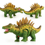 Brinquedo Modelo de Dinossauro Elétrico Universal com Som e Luz Simulada Presente para Rapaz