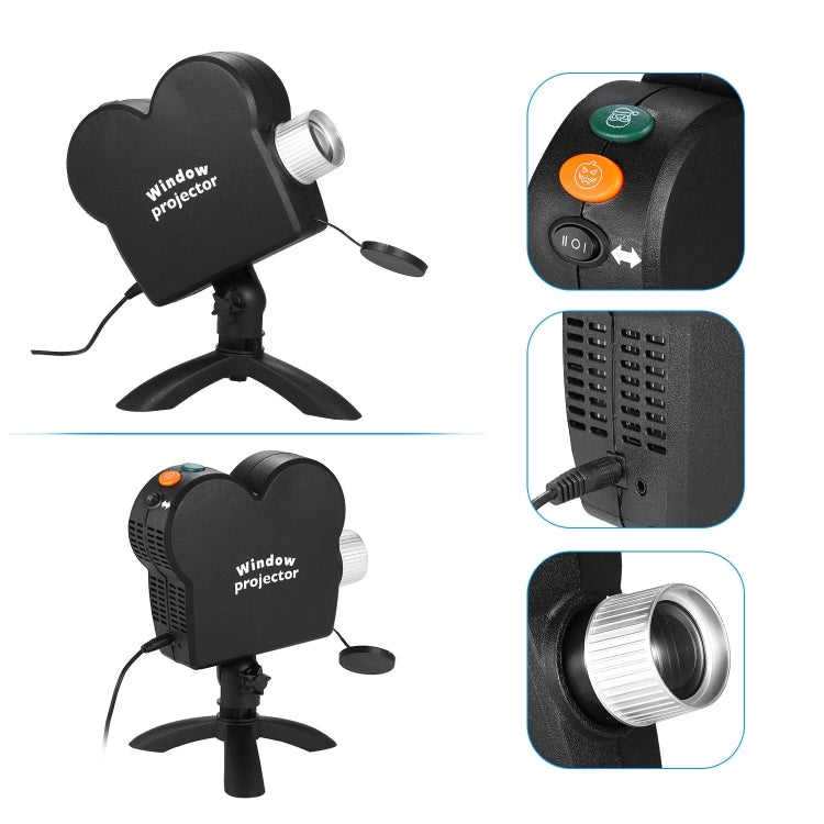 Projetor Laser de Natal e Halloween Mini para Janela, Projetor de Cinema em Casa, Ficha US, Ficha UK, Ficha AU