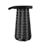 Banco Telescópico Dobrável de Plástico Portátil para Exterior Camping Pesca Jardim, 47cm(Preto), 47cm(Vermelho), 47cm(Amarelo)