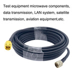 Cabo adaptador coaxial RP-SMA macho para N macho RG58, RP-SMA macho para N macho 0,5m, RP-SMA macho para N macho 1m, RP-SMA macho para N macho 1,5m, RP-SMA macho para N macho 3m, RP-SMA macho para N macho 5m, RP-SMA macho para N macho 10m