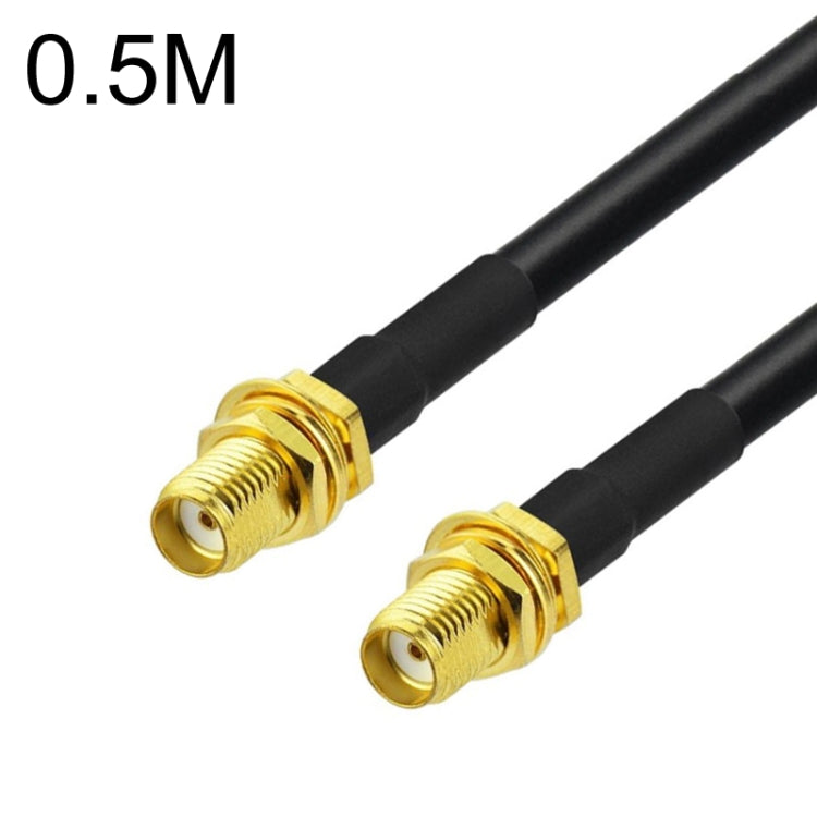 Cabo adaptador coaxial SMA macho para SMA macho RG58, SMA fêmea para SMA fêmea 0,5m, SMA fêmea para SMA fêmea 1m, SMA fêmea para SMA fêmea 1,5m, SMA fêmea para SMA fêmea 3m, SMA fêmea para SMA fêmea 5m, SMA fêmea para SMA fêmea 10m