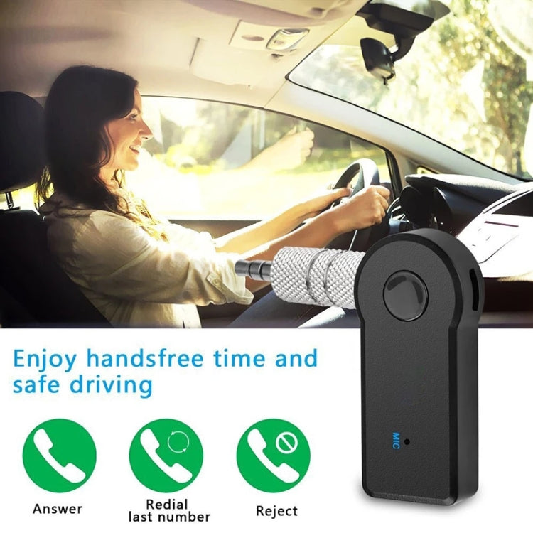 Adaptador Metálico 2 em 1 AUX 3.5mm + Receptor de Áudio Bluetooth 4.1 USB para Carro Conversor de Áudio Receptor Bluetooth Sem Fios, Receptor de Áudio
