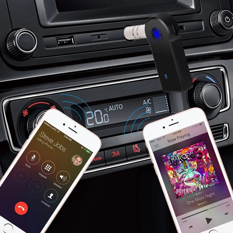 Adaptador Metálico 2 em 1 AUX 3.5mm + Receptor de Áudio Bluetooth 4.1 USB para Carro Conversor de Áudio Receptor Bluetooth Sem Fios, Receptor de Áudio