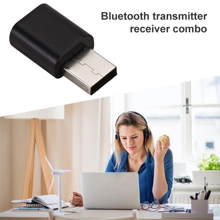 Adaptador USB Bluetooth Transmissor e Receptor de Áudio para TV / PC Colunas de Carro, BT600