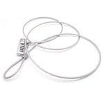 Cadeado de computador universal para portátil com código de quatro dígitos, antirroubo, diâmetro 3,5 mm, comprimento 1,2 m