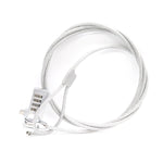 Cadeado de computador universal para portátil com código de quatro dígitos, antirroubo, diâmetro 3,5 mm, comprimento 1,2 m