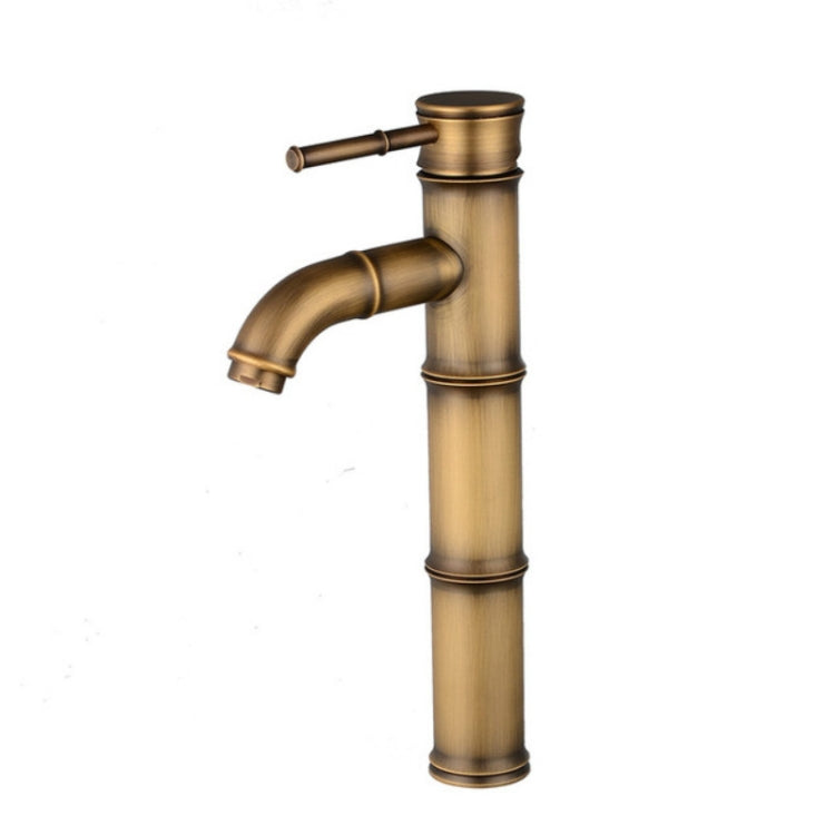 Torneira antiga retro para água quente e fria Banheira de casa de banho Bacia de bambu com cachoeira Torneira de cobre, Quebra 2 nós, Quebra 3 nós, Antigo 2 nós, Antigo 3 nós, Cotovelo 2 nós, Cotovelo 3 nós