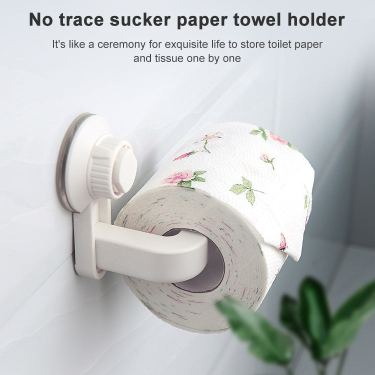 Suporte para Papel Higiénico com Ventosa para Montagem na Parede, Removível