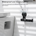 Suporte para Papel Higiénico com Ventosa para Montagem na Parede, Removível