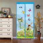 Cortina Mágica com Fecho Magnético para Mosquitos, Insetos e Moscas para Quarto e Cozinha, 90x210cm, 100x210cm