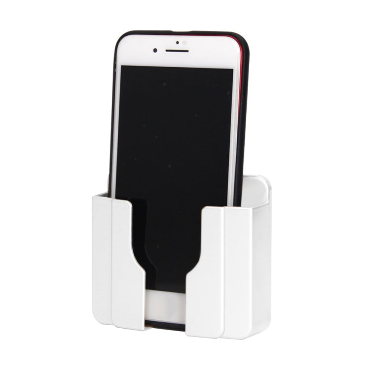 Suporte de Parede para Telemóvel com Caixa de Armazenamento para Tomada e Carregador