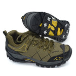 Capa de Sapatos Antiderrapante com 8 Dentes para Gelo e Neve ao Ar Livre, M (35-40), L (41-45)