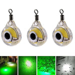 Lâmpada LED para Isco de Peixe Lâmpada Subaquática Olho de Peixe, Branco, Vermelho, Azul, Verde