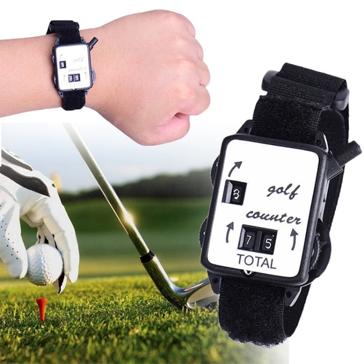 Contador Manual Portátil para Aparência de Relógio de Golfe, Contador