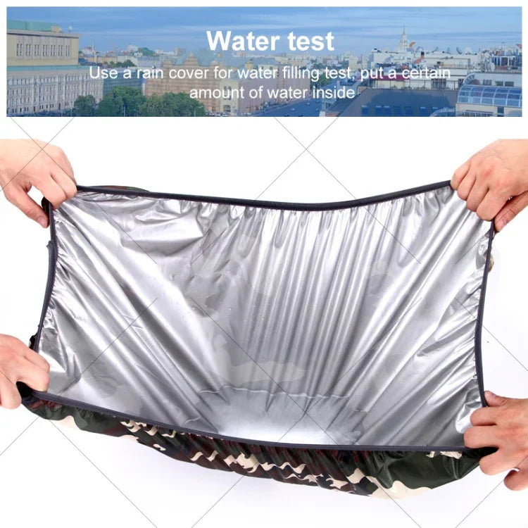 Capa de Chuva Ajustável, Impermeável e à Prova de Poeira para Mochila, Capa Protetora Portátil e Ultraligeira, 35L, 45L, 55-60L, 70L, 80L