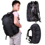 Capa de Chuva Ajustável, Impermeável e à Prova de Poeira para Mochila, Capa Protetora Portátil e Ultraligeira, 35L, 45L, 55-60L, 70L, 80L