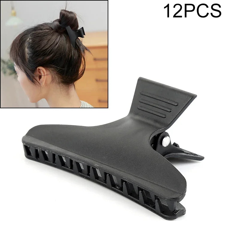 12 PCS Presilha Pequena de Borboleta para Cabeleireiro, Prendedor de Posição Especial para Salão de Cabeleireiro