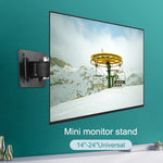 Suporte Universal Mini para Monitor de TV, 5 Peças, Suporte Vertical Simples para Exposição