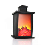Lâmpadas de Mesa LED para Exterior Lareira Artificial Castiçal Chama de Carvão Decoração Retro