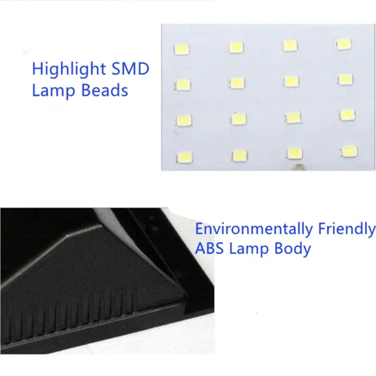 Luz de parede solar de indução para pátio exterior com 100 LEDs, iluminação ajustável para varanda e jardim, pequena luz de rua, 1 unidade 100 LEDs, 2 unidades 100 LEDs
