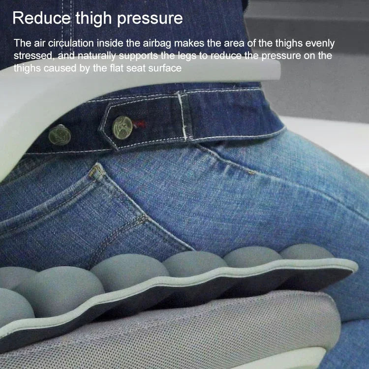 Almofada de Ar 3D Almofada de Ar Respirável para Escritório Almofada de Massagem para Alívio de Pressão para Glúteos Bonitos