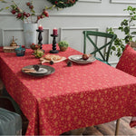 Toalha de Mesa de Linho Algodão para Festa de Natal Capa de Mesa de Jantar Retangular com Bronzeamento, 100x140cm, 140x140cm, 140x160cm, 140x180cm, 140x200cm, 140x220cm, 140x240cm, 140x260cm, 140x300cm, 90x90cm
