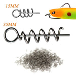 20 em 1 Acessórios Luya Pino de Mola para Pino de Trava Isco Macio, 3.5CM 50 PCS