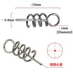20 em 1 Acessórios Luya Pino de Mola para Pino de Trava Isco Macio, 3.5CM 50 PCS