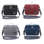 Saco térmico para almoço Durável e impermeável Cooler para escritório com alça, S, M, L