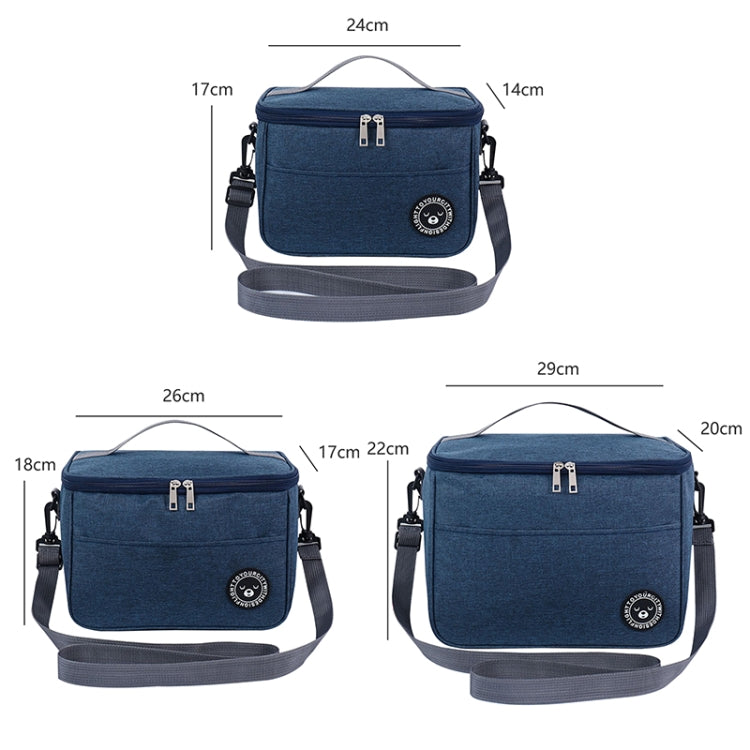 Saco térmico para almoço Durável e impermeável Cooler para escritório com alça, S, M, L