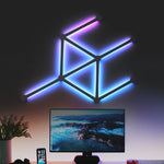 Luz Mosaico RGB Inteligente JSK-P22 Luz Rítmica Suporta Amazon Alexa / Google Assistant / DuerOS, Ficha US, Ficha EU, Ficha UK