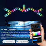 Luz Mosaico RGB Inteligente JSK-P22 Luz Rítmica Suporta Amazon Alexa / Google Assistant / DuerOS, Ficha US, Ficha EU, Ficha UK