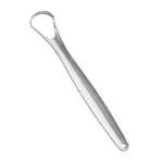 Raspador de Língua em Aço Inoxidável para Limpeza Oral, 14,6 × 2,4 cm