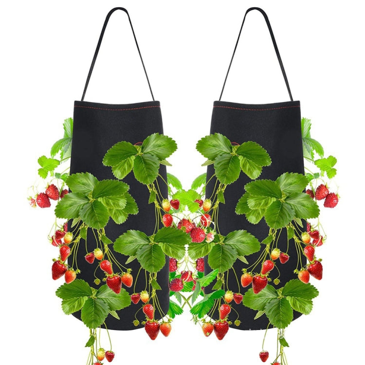 Felt Hanging Strawberry Naked Root Plant Non-woven Planting Bag, 50 x 30 x 25 cm