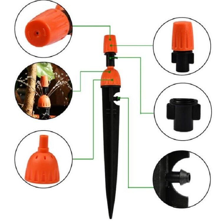 Equipamento Ajustável para Jardinagem, Aspersor Atomizador de Irrigação por Gotejamento Micro, Dispositivo Automático de Rega, Dispositivo Automático de Rega