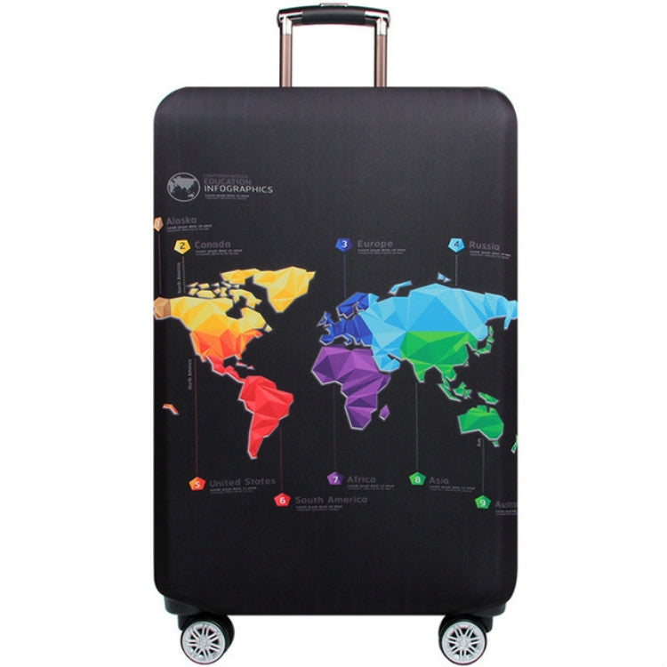 Capa para bagagem de viagem, proteção elástica contra pó e riscos para mala, tamanho S 19 a 21 polegadas, tamanho M 22 a 24 polegadas, tamanho L 26 a 28 polegadas, tamanho XL 29 a 32 polegadas