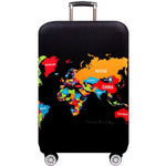 Capa para bagagem de viagem, proteção elástica contra pó e riscos para mala, tamanho S 19 a 21 polegadas, tamanho M 22 a 24 polegadas, tamanho L 26 a 28 polegadas, tamanho XL 29 a 32 polegadas