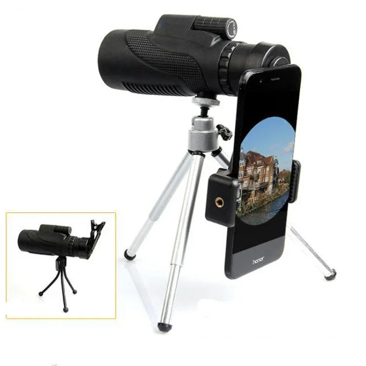 Telescópios Binóculos Monóculo de Alta Potência HD com Óptica Completa, 12 X 50 Standard, 40 X 60 Standard