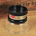 Lupa Monocular 15X Portátil de Bolso para Reparação e Mapas