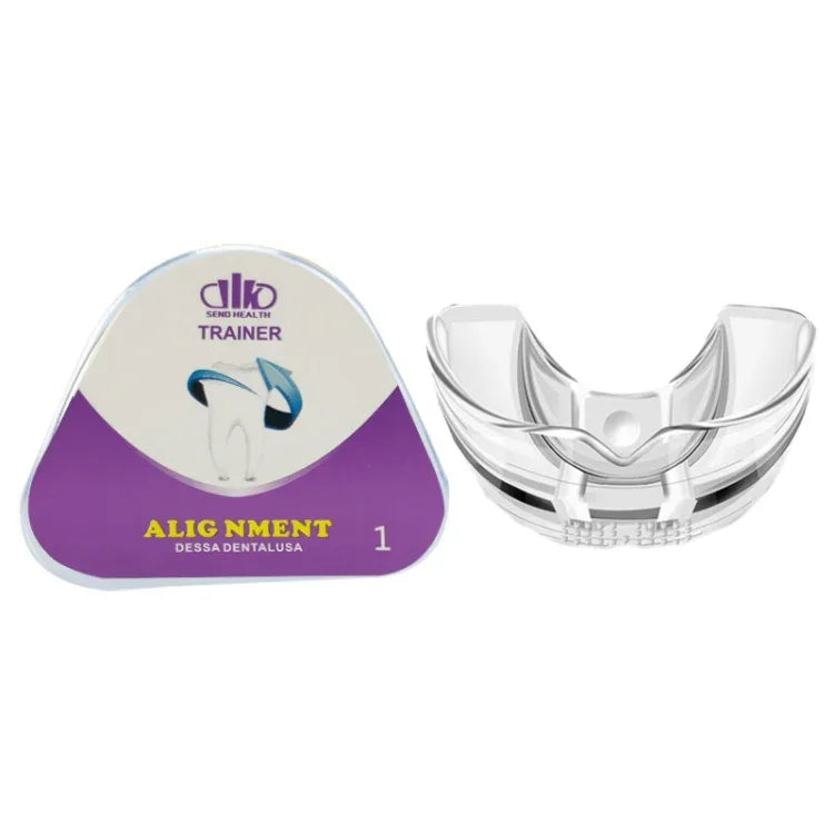 Aparelho Ortodôntico de Silicone Simulador de Aparelhos Dentários, Anti-Molares para Uso Noturno, Primeira, Segunda e Terceira Fase