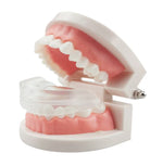 Aparelho Ortodôntico de Silicone Simulador de Aparelhos Dentários, Anti-Molares para Uso Noturno, Primeira, Segunda e Terceira Fase