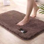 Bathroom Toilet Absorbent Bath Mat Carpet Bedroom Non-slip Foot Pad, 40x60cm, 50x80cm