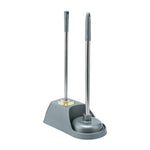 Household Long Handle Toilet Brush Suction Set Without Dead Angle Cleaning Brush, Gray, Brown