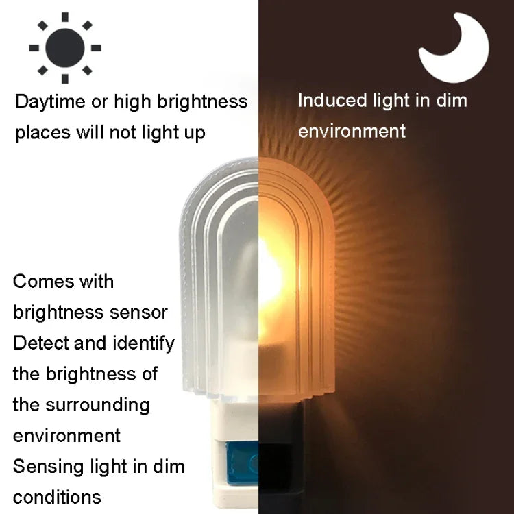 Luz Noturna LED Inteligente com Sensor A38 Lâmpada de Cabeceira para Alimentação de Bebé e Cuidados Oculares, Ficha UK