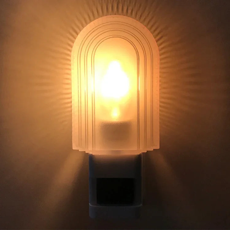Luz Noturna LED Inteligente com Sensor A38 Lâmpada de Cabeceira para Alimentação de Bebé e Cuidados Oculares, Ficha UK