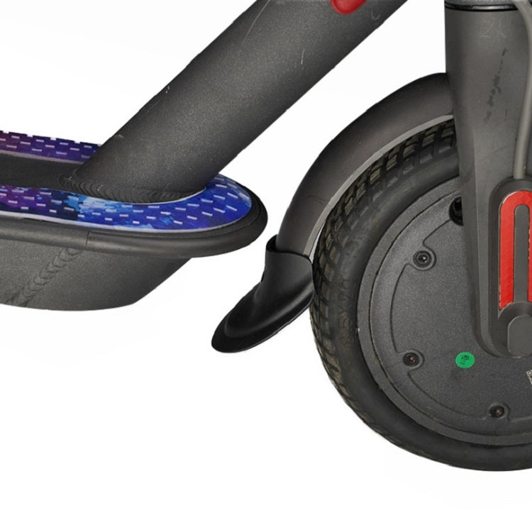 1 par para Xiaomi Mijia M365 / M365 Pro Scooter elétrico guarda-lamas universal em borracha com formato de rabo de peixe, 7,5 x 7 cm